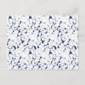 模様のある白と青の背景 ポストカード (正面)