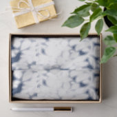 模様のある白と青の背景 薄葉紙 (ギフト)