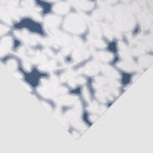 模様のある白と青の背景 薄葉紙 (詳細)