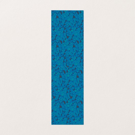 模様のある青と黒の背景 名刺 (内部フラット)