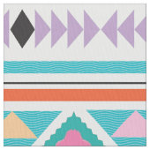 模様のアステカ象 ファブリック (クローズアップ)