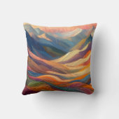 模様のカラフル響き クッション (裏面)