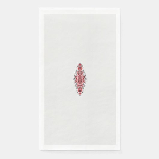 模様のデザイン赤と白 (正面)