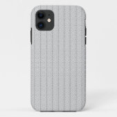 模様の入った白くて灰色の壁紙 Case-Mate iPhoneケース (裏面)
