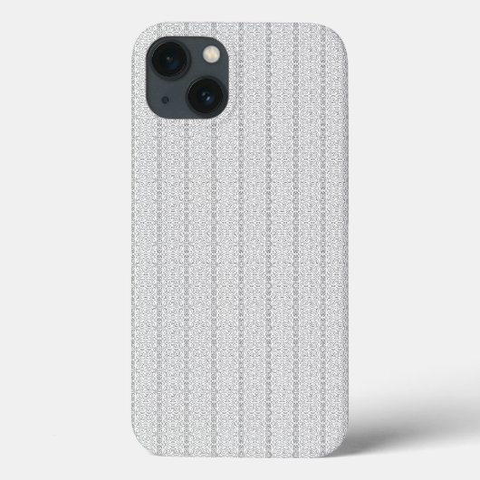 模様の入った白くて灰色の壁紙 Case-Mate iPhoneケース (裏面)