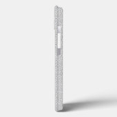 模様の入った白くて灰色の壁紙 Case-Mate iPhoneケース (裏面 / 左)