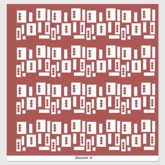 模様の入った赤い敷物が広がっている シール (シート)