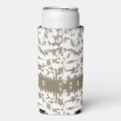 模様の白黒の写真 スリム缶クーラー (Seltzer正面)