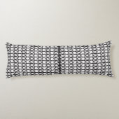 模様の白黒の写真 ボディピロー (裏面)