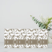 模様の白黒の写真 メニュー (スタンド正面)