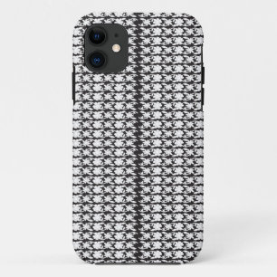 模様の白黒の写真 iPhone 11 ケース