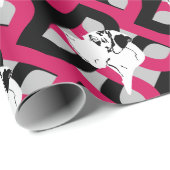 模様は大きな落ち着いた ラッピングペーパー (ロールコーナー)