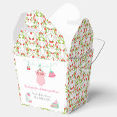 模様ベビーお気に入り箱付きイチゴベビー衣装 フェイバーボックス (オープン)