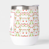 模様ベビーシャワー付きイチゴベビー衣装 (左面)