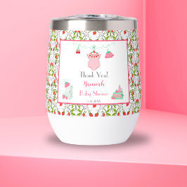 模様ベビーシャワー付きイチゴベビー衣装