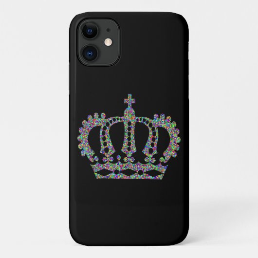 模様入りのロイヤルクラウン Case-Mate iPhoneケース (裏面)