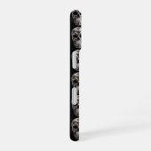 模様入りドクロ iPhone 16ケース (右側面)