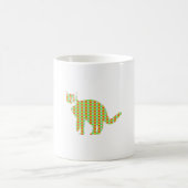 模様入り猫 コーヒーマグカップ (中央)