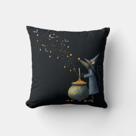 模様戻し付きマウスウィザード枕 クッション