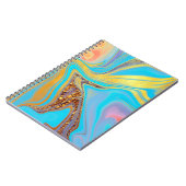 模様抽象的な大理石 ノートブック (左側)