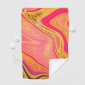 模様抽象芸術 ゴルフタオル (インサイチュ)