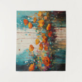 模様織物デザイン タペストリー (正面)