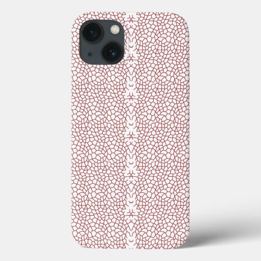模様赤と白のある壁紙 Case-Mate iPhoneケース (裏面)