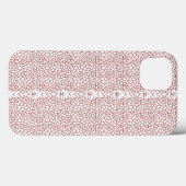 模様赤と白のある壁紙 Case-Mate iPhoneケース (裏面 (横))