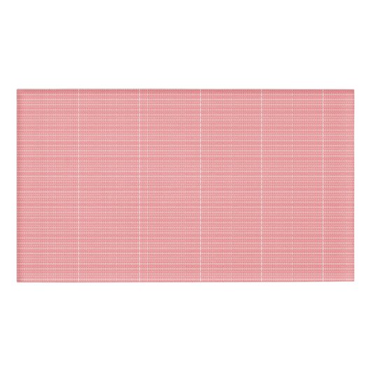 模様赤と白のある背景 名札 (正面)