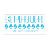 「模範的な仕事！」 確認用ゴム印 セルフインキングスタンプ (デザイン)