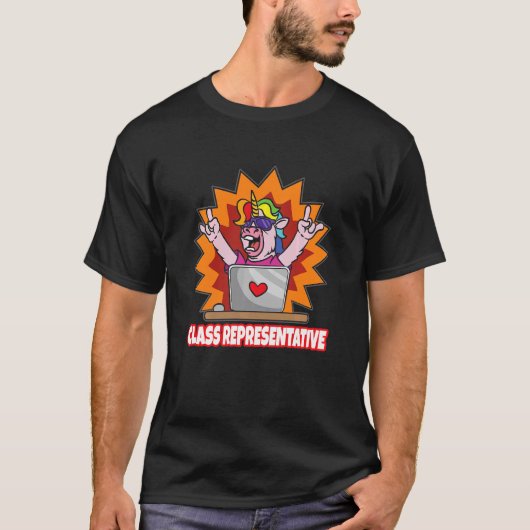 模範的な生徒のクラス代表 Tシャツ (正面)