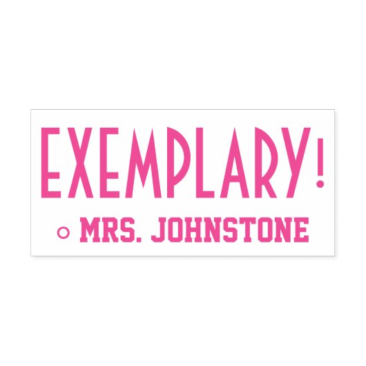 「模範的!」 マーキングゴム印 セルフインキングスタンプ (デザイン)