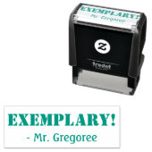 「模範的！」 教育者のゴム印 セルフインキングスタンプ (インサイチュ)