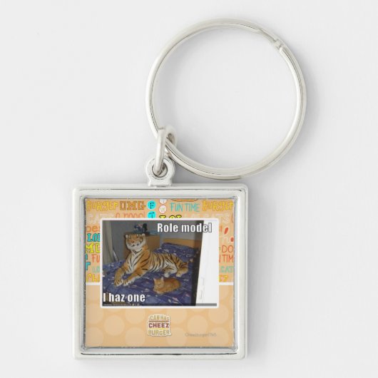 模範、Iのhaz 1 キーホルダー (正面)