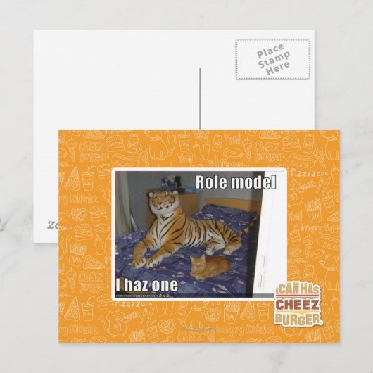 模範、Iのhaz 1 ポストカード (正面/裏面)