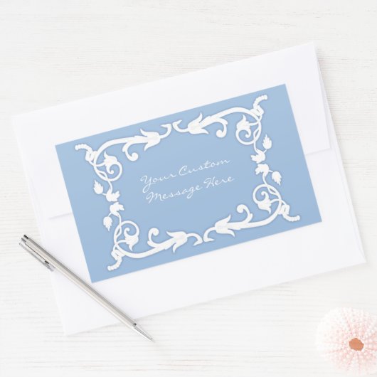 模造のなJasperware 長方形シール (封筒)