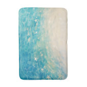 模造ビーチサンドスターフィッシュアニメスタイル バスマット (正面縦)