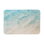 模造ビーチ砂澄ん水下アニメスタイル バスマット (正面)