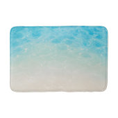 模造ビーチ砂澄ん水下アニメスタイル バスマット (正面)