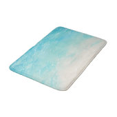 模造ビーチ砂澄ん水下アニメスタイル バスマット (アングル)