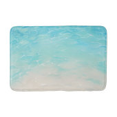 模造ビーチ砂澄ん水下アニメスタイル バスマット (正面)