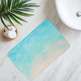 模造ビーチ砂澄ん水下アニメスタイル バスマット