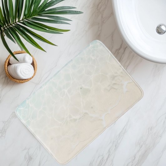 模造ビーチ砂澄ん水下アニメスタイル バスマット