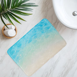 模造ビーチ砂澄ん水下アニメスタイル バスマット