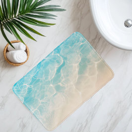 模造ビーチ砂澄ん水下アニメスタイル バスマット