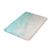 模造ビーチ砂澄ん水下アニメスタイル バスマット (アングル)