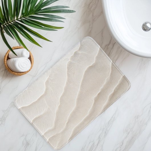 模造ビーチ砂澄ん水下 バスマット