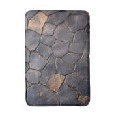 模造溶岩岩 バスマット (正面縦)