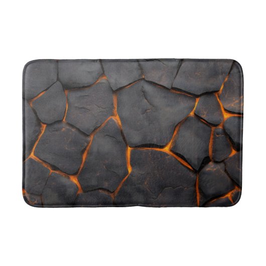 模造溶岩岩 バスマット (正面)