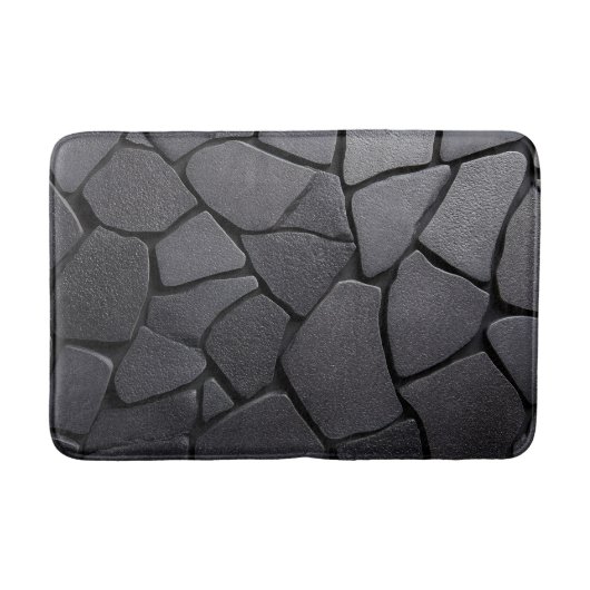模造溶岩岩 バスマット (正面)